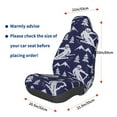 thumbnail image 3 of Fuzoiu Abstract Skiing Print Elastic Car Seat Covers, Seat Cover Protector,Universal Fit Interior Covers for Most Cars,Washable Seat Cover Non Slip for SUV,Sedan,Van, 3 of 5