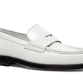 thumbnail image 3 of CMR CHAMARIPA Women's Elevator With Hidden Heel Shoes-White Leather Penny Loafers 6 CM / 2.36 Inches, 3 of 5