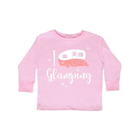 

Inktastic I Love Glamping Gift Toddler Toddler Girl Long Sleeve T-Shirt