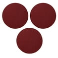 thumbnail image 1 of Furnish My Place Modern Indoor/Outdoor Commercial Solid Red Rug, Modern Area Rug, Baby Nursery Mat, Pet-Friendly Carpet for Living Room, Playroom, Made in USA, 18" Round - Set of 3, 1 of 6