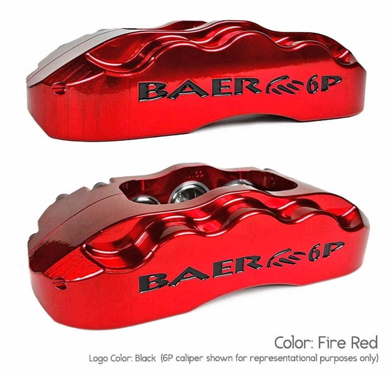 Baer Brakes 4262310FR 14" Extreme+ Rear Brake Kit, Fire Red, SDZ