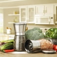 thumbnail image 3 of Stainless Steel And Glass, Elegant Design: Ceramic Grinder, Fresh Spices, Adjustable Coarseness, Non-Corrosive, Bpa Free, Tightly Sealed Lid, Refillable, Big Clear Bottle, User, 3 of 6