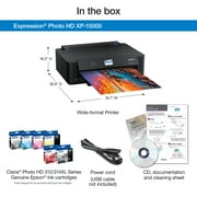 Epson Expression Photo HD XP-15000 Wide-format Printer, 13 x 19, with 6 Color Claria, Multi-color