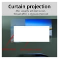 thumbnail image 3 of Projector Screen 100 120 133 Inch 16:9 Foldable Anti-Light Grey Reflective Cloth Portable Projection Screen For Home ,Wrinkle-Free, 3 of 6