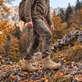 thumbnail image 7 of Men's Hiking Boots Lightweight Mid Ankle Trekking Trails Boots Work Boots, Wheat, 7 of 7