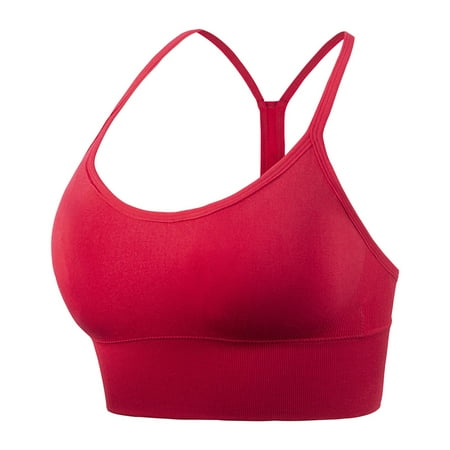 

Valcatch Women s Low Support Cross Back Wirefree Removable Cups Yoga Sport Bra