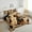 Black Brown, variant on Erosebridal Cute Corgi Dog Comforter Sets Queen Size,Kawaii Animal Bedding Queen Comforter Set,Kids Room Decorative,Reversible,Ultra Soft,3 Pieces