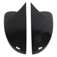 thumbnail image 1 of Ficarrico 2 piezas cubierta de espejo retrovisor de puerta izquierda derecha ABS resistente al desgaste reemplazo para Octavia 15?20 fibra de carbono, 1 of 8