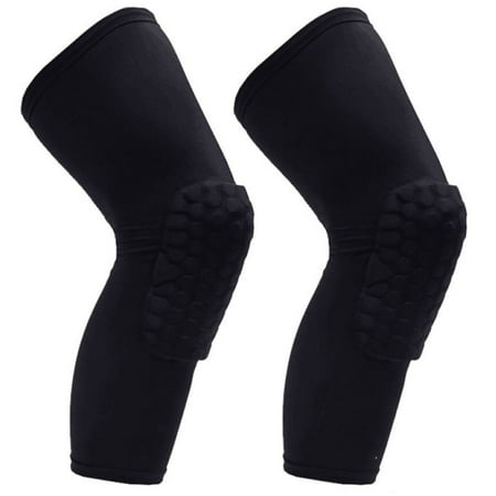 PISIQI Knee Pads Compression Long Leg Cover Anti-Collision Support Suitable for Basketball  Football  Volleyball Cycling (1 Pair) price history on PriceWatchPro