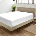 thumbnail image 2 of Bare Home Fitted Bottom Sheet Premium 1800 Ultra-Soft Wrinkle Resistant Microfiber, Hypoallergenic, Deep Pocket (Full, Winter White), 2 of 7