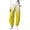 Yellow, variant on Lnmiateer Cozy Fleece Jogger Pants for Women High Rise Drawstring Waist Barrel Leg Pockets Street Daily Winter Warm Casual Wear