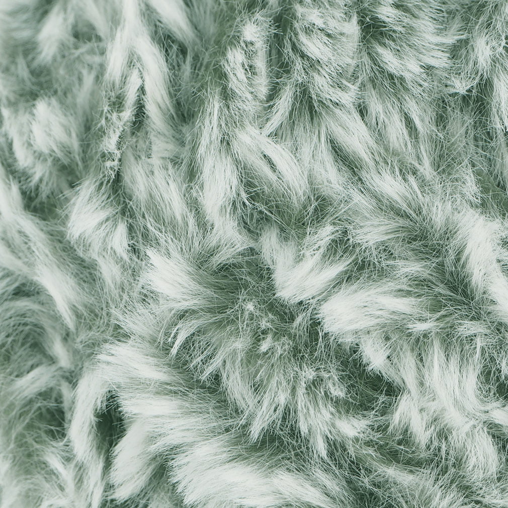 NICEEC 2 Skeins Super Soft Fur Yarn Chunky Fluffy Faux Fur Yarn Eyelash  Yarn for Crochet Knit-Total Length 2×32m(2×35yds,50g×2)-Khaki