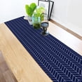 thumbnail image 4 of Table Runners Modern Navy Arrow Geometric Table Runner Cloth Dining Table Decoration for Wedding Party Home Office, 4 of 5