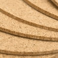 thumbnail image 4 of Uxcell 100mm(3.94") Round Coasters 4mm Thick Cork Cup Mat Pad for Tableware 24 Pack, 4 of 5