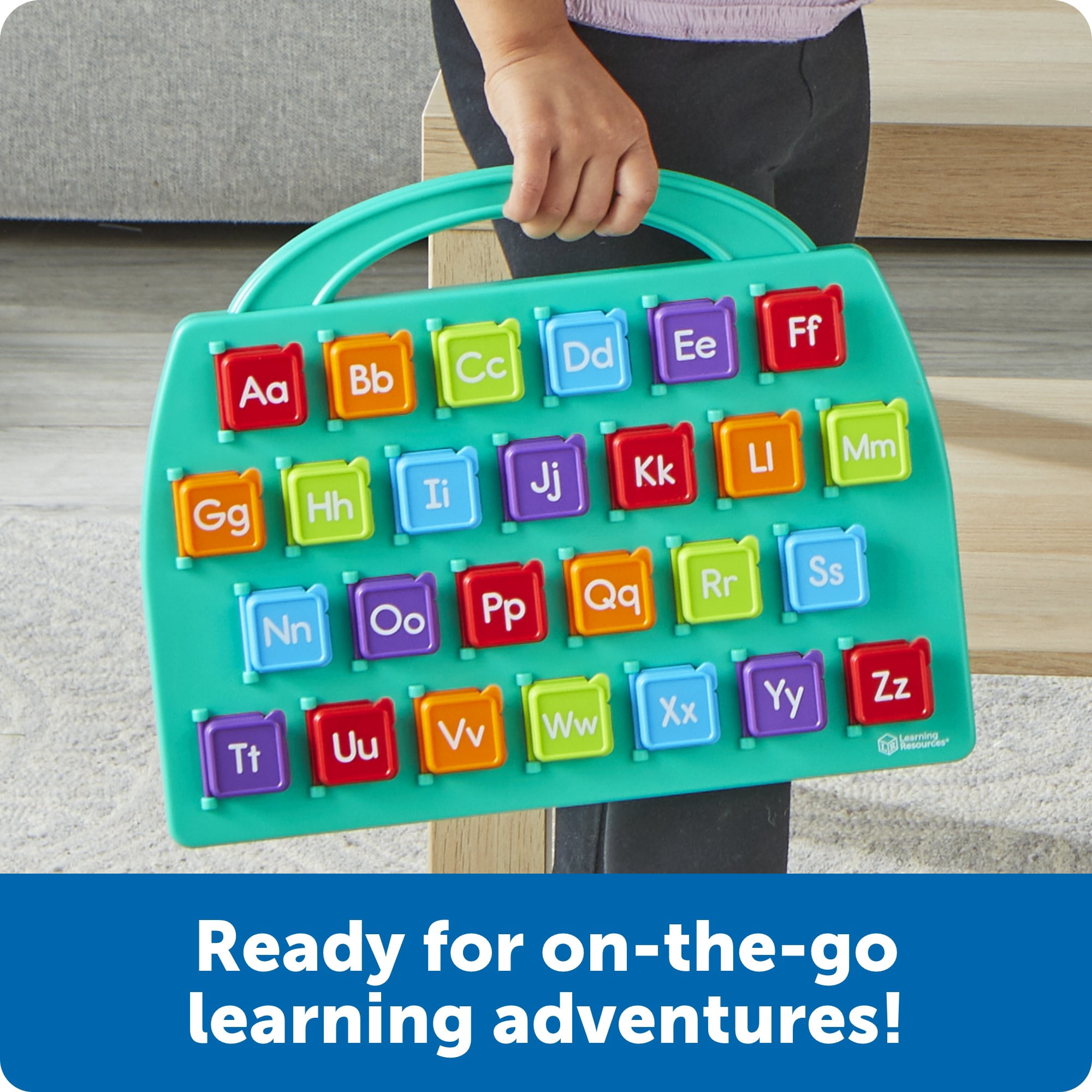 Learning Resources Lift-A-Letter Alphabet Board - ABC Toys, Vocabulary Practice, Ages 3+