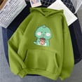thumbnail image 2 of Gibobby Invierno y Navidad Sudaderas Mujer Las mujeres imprimieron Drawstring encapuchado suelto Casual Long - Manga Blouse Top Suatshirt （Verde， XL), 2 of 3