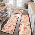 thumbnail image 2 of Pioneer Flower Floral Print Pattern Kitchen Rugs Sets Of 3,Kitchen Runner Rugs Non Skid Washable,Decorative Kitchen Floor Mats for Kitchen,Sink,Laundry,17X30 Inch + 17X47 Inch + 17X59 Inch, 2 of 6