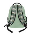 thumbnail image 2 of SCRAWLGOD Highland Cow Tribal Aztec Beige Cyan 17” Backpack for Boys Girls, Lightweight Casual Multi-Pocket Laptop Backpack for Man/Kid/Woman with Adjustable Padded Strap, 2 of 7