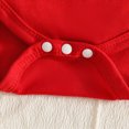 thumbnail image 6 of CAUYDY Newborn Gifts For Baby Girl Shower Outfit Ruffle Long Sleeve Romper Set 0 3 6 9 12 18 Months Preemie Clothing Fall Winter Red Sizes 3-6 Months, 6 of 8