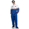 thumbnail image 4 of Leg Avenue Men's Speedway Racer Halloween Costume, Blue/White, Small, 4 of 5