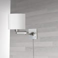 thumbnail image 3 of Dainolite Swing Arm Wall Lamp - Satin Chrome, 3 of 4