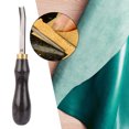 thumbnail image 4 of Biselador de bordes para artesanía en cuero, herramienta para manualidades, biselador de cuero, herramienta de corte biselado (8mm), 4 of 8