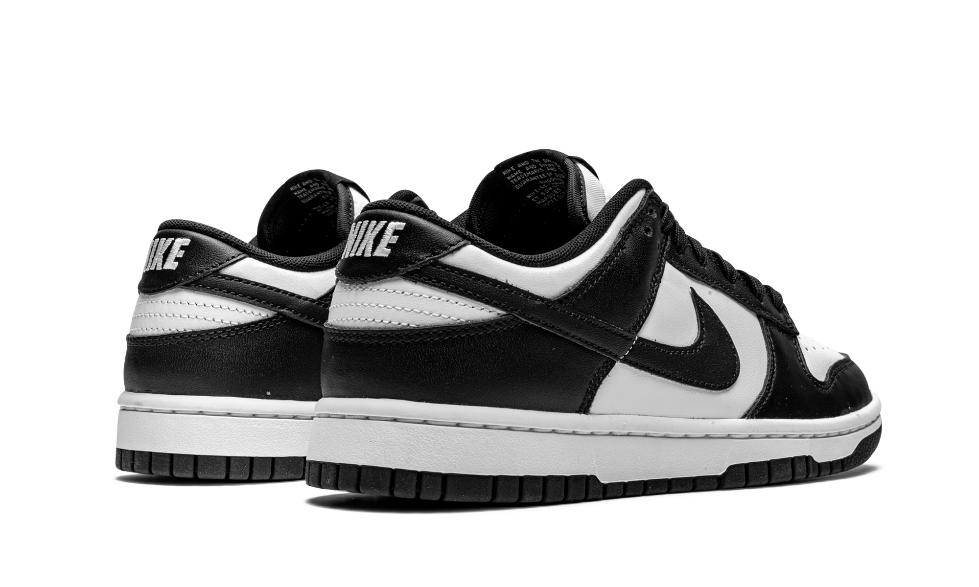 Nike Dunk Low Retro Men's Sneakers Black White photo 3