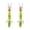 Green, variant on 1Pair Dual Hook Eva Fishing Lure Striped Floating Bait With Treble Hooks For Freshwater Saltwater Casting Trolling(Green-8.5X3.5Cm)