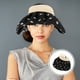 thumbnail image 4 of KAKOWELY Sombrero con visera para mujer, sombrero grande de ala ancha, sombrero plegable de verano con visera para niña, 4 of 5