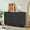 Fluted-Black, variant on Weselon 3 Drawer Rattan Dresser for Bedroom, Mid-Century Modern Nightstands Organizer Dresser for Closet Hallway Entryway, Walnut