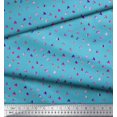 thumbnail image 2 of Soimoi Viscose Chiffon Fabric Texture & Triangle Geometric Printed Craft Fabric by The Yard 42 Inch Wide, 2 of 3