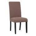 thumbnail image 3 of Grandview Upholstered Linen Fabric Dining Chair - 38.6 Brown, 3 of 5