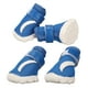 thumbnail image 4 of Botas de malla para perros, suaves, transpirables, evitan resbalones, cierre de gancho y bucle, zapatos para cachorros para caminar, escalar, azul tipo 1, 4 of 5