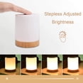 thumbnail image 2 of Luz nocturna, lámpara táctil para dormitorios, sala de estar, mesa portátil, lámparas de noche con batería interna recargable, regulable, 2800 K-3100 K, luz blanca cálida y cambio de color RGB, 2 of 4