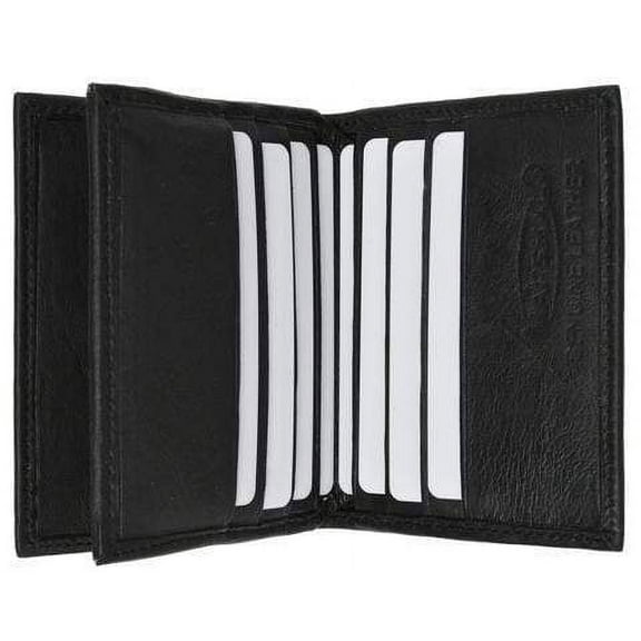 Men's premium genuine leather credit card bifold wallet P74