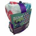 thumbnail image 1 of Stitch Pink Floral Soft Flannel Blanket 50" x 70", 1 of 2