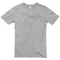thumbnail image 2 of Oversized Unisex Lane Seven Ring Spun Combed Cotton Short Sleeve Deluxe Jersey T-Shirt - Heather Grey XL, 2 of 4