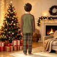 thumbnail image 5 of Onlypjs Family Christmas Pajamas Matching Sets, Merry Christmas Raglan Tops with Plaid Pants, Holiday Lounge Sets for Couples, Women and Men, 5 of 5