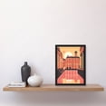 thumbnail image 2 of Roman Baths Georgian Architecture Illustration Artwork Framed Wall Art Print A4, 2 of 4