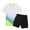 White FHS7 boy outfits, variant on Boys Shorts Size 10-12 Boys 2 Piece Summer Outfits Short Sleeve Tshirts And Elastic Waist Shorts(13-14 Years,Black)