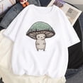 thumbnail image 3 of Camiseta De Halloween De Hongo Gato Para Mujer harajuku Divertido Diseñador Ropa Gráfica, 3 of 4