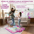 thumbnail image 3 of Dance Mat Toys Birthday Gifts for 3 4 5 6 7 8-12 Year Old Girls, Princess Theme Music Dance Pad with 7 Game Modes, Adjustable Volume, LED Light, 3 of 7