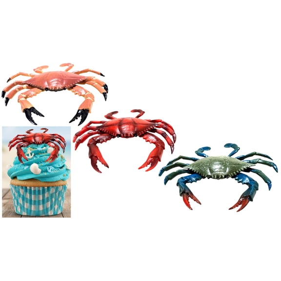 Realistic Shiny Red Lobster with Black Stripes (11") – Big Fake Artificial Model Plastic Ocean Prop
