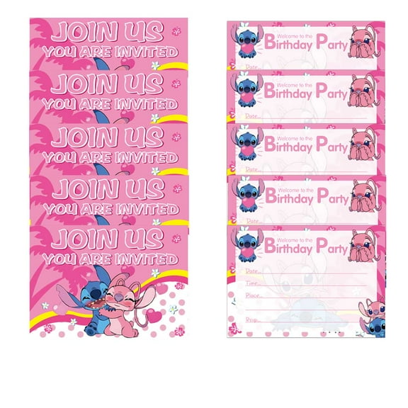 Invitations Cards Stock Bulk Birthday Invite Fill-in Party Supplies Decorations for Boys Girls