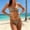 z5 Coffee, variant on NMMUED Women's Bikini Sets Two Piece Bathing Suits Gingham Plaid Swimsuits Checkered High Cut Bottom Swimwear Flattering Summer Beach Vacation Cruise Resort Outfits Black L