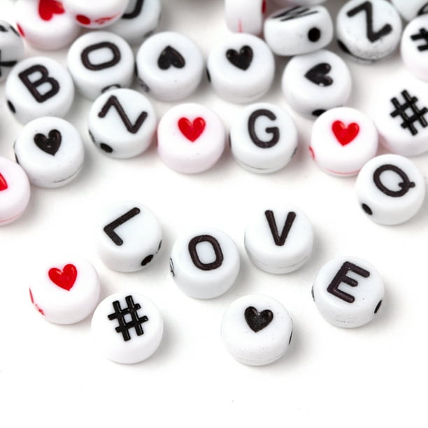 Cousin DIY White Alphabet Bead Mix - Walmart.com - Walmart.com