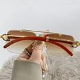 thumbnail image 4 of LILIANG Fashion Square Pilot Sunglasses Mens Women Retro Luxury Hip Hop Shades Glasses, 4 of 4