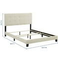 thumbnail image 7 of Amira Queen Upholstered Fabric Bed (6001-BEI), 7 of 7