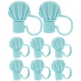 thumbnail image 1 of 8 protectores de pajitas con dibujos animados, tapas para pajitas, tapones para pajitas, fundas protectoras para pajitas., 1 of 7