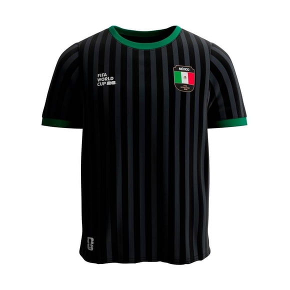 Playera Fexpro Manga Corta de Hombre Fifa Talla G Negro